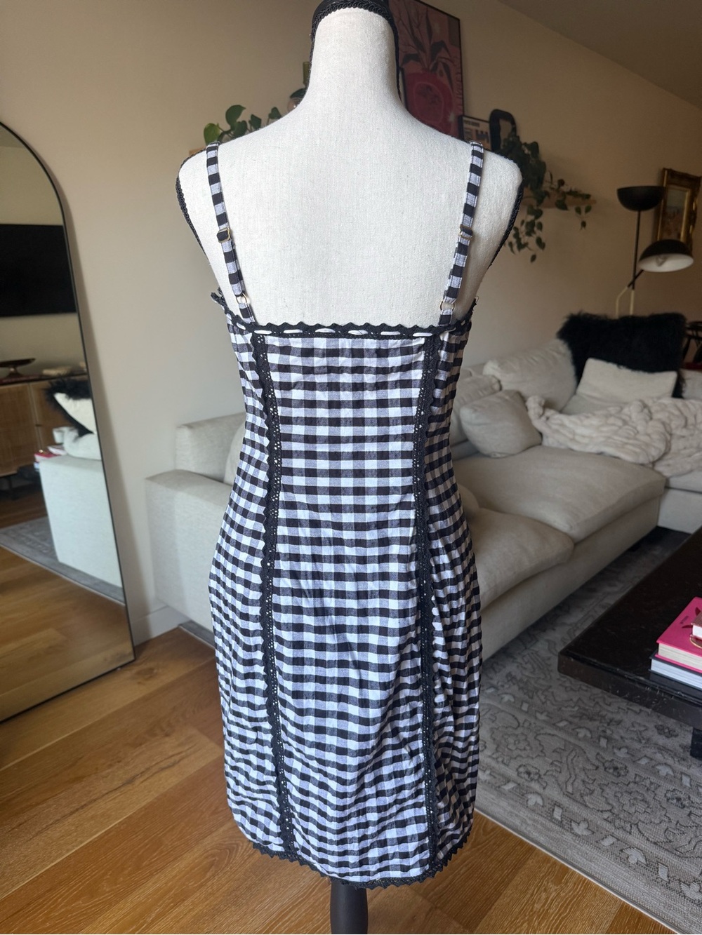 Vintage Betsey Johnson Gingham Dress - Picture 2 of 9